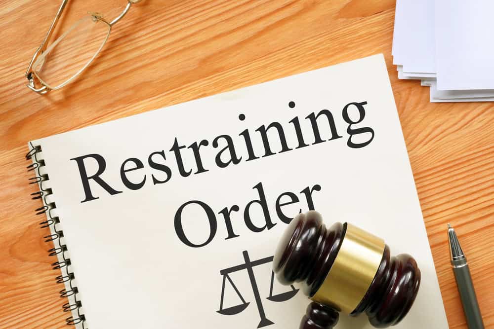 restraining order against abusive parent