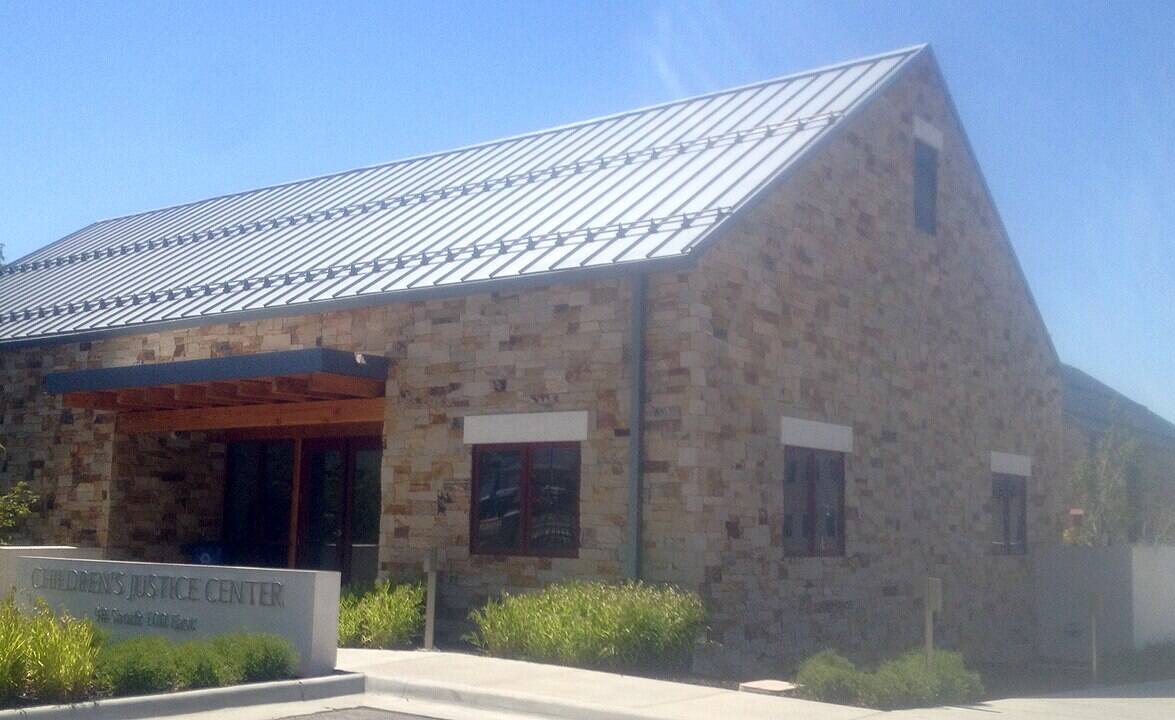 Exterior of the Children's Justice Center in Farmington, Utah.