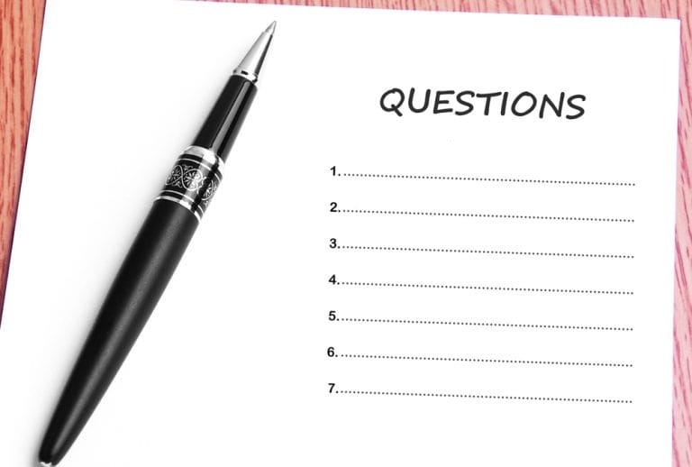 A potential list of questions to ask an attorney before signing an agreement.