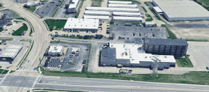 A Google Earth view of the exterior of Shekinah Glory Camp in Cedar Rapids, Iowa