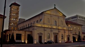 An exterior view of the Cathedral of the Incarnation in Nashville, TN.