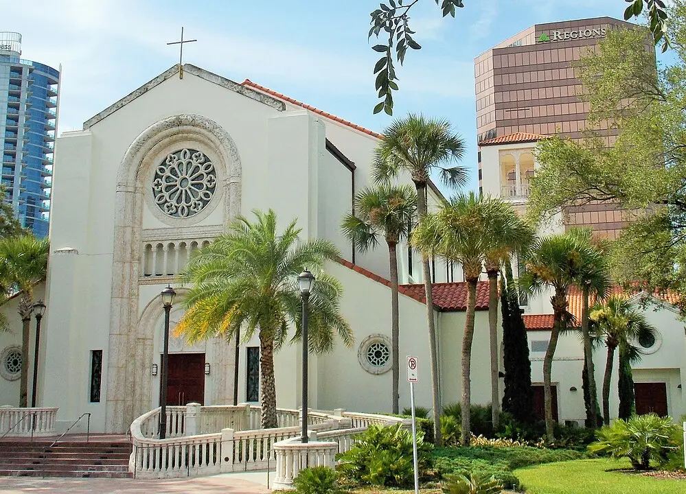 St. James Cathedral in downtown Orlando, Florida.