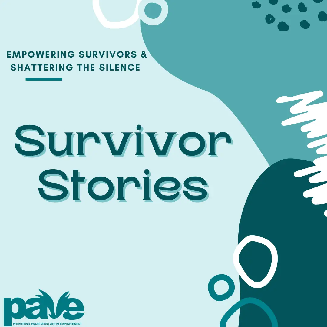 The official logo of Survivors Stories from PAVE