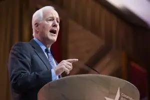 Pictured is U.S. Senator John Cornyn, R-TX, co-author of Preventing Recurring Online Abuse of Children Through Intentional Vetting of Artificial Intelligence (PROACTIV AI) Data Act