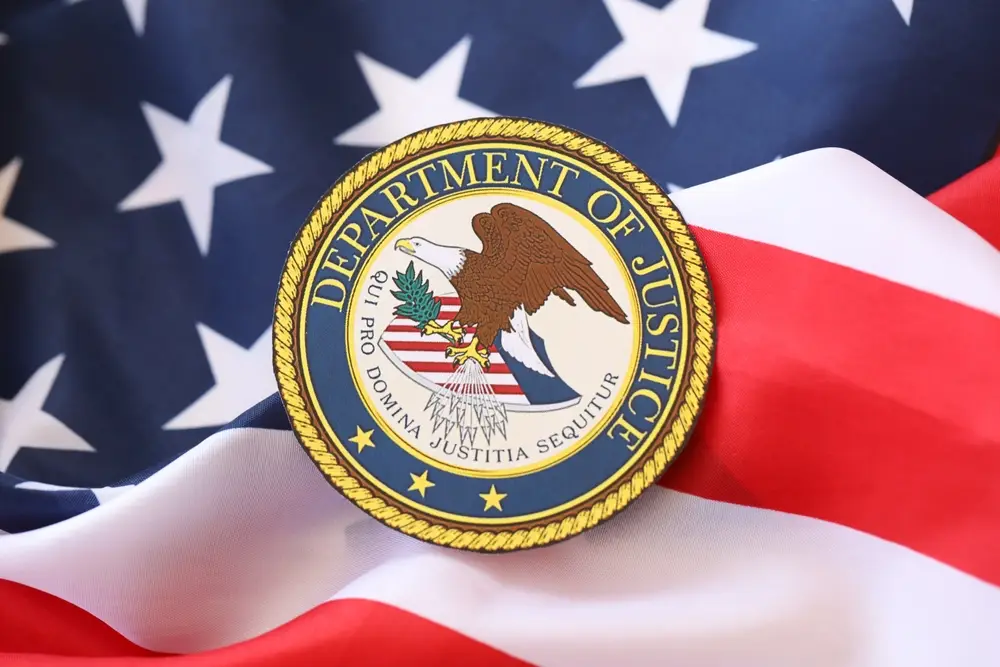 Official seal of the Department of Justice