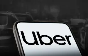 The logo of Uber, which is being sued by thousands of women for sexual misconduct, ranging from inappropriate touching to rape.