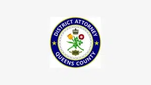 The official seal of the Queens, NY District Attorney, which sentenced former doctor Zhi Allen Cheng to 24 years in prison.