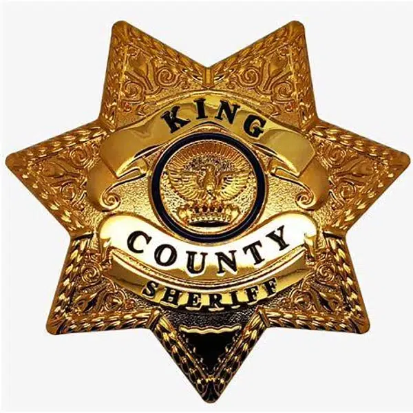 Official badge of the King County Sheriff, Washington State.