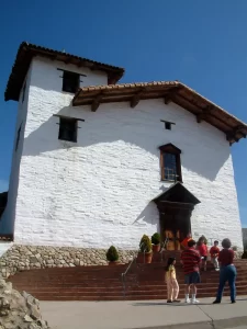 Exterior view of Mission San José, Fremont, California.
