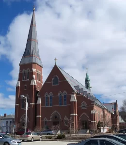Cathedral of St. Joseph in Manchester, New Hampshire, seat of the Roman Catholic Diocese of Manchester.