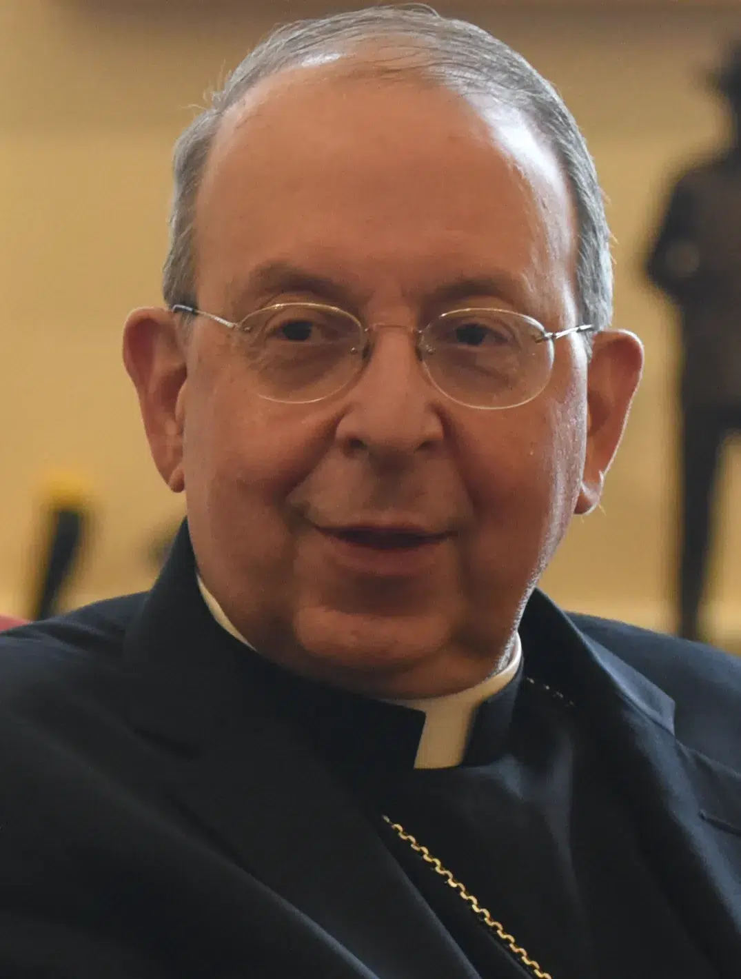 Archbishop William Lori, leader of the Archdiocese of Baltimore, hotographed in clerical attire.