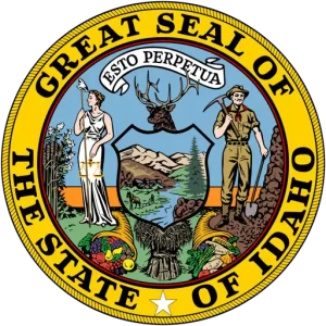 idaho-seal Seal of the State of Idaho displayed in article discussing new foster care protection laws and child safety legislation