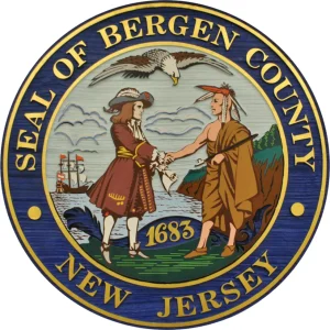 bergen-county-new-jersey-seal Seal of Bergen County, New Jersey, where 27 former patients filed a sexual abuse lawsuit against Dr. Ritesh Kalra