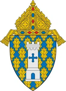 diocese-of-ogdensburg-coat-of-arms Coat of arms of the Roman Catholic Diocese of Ogdensburg, New York.
