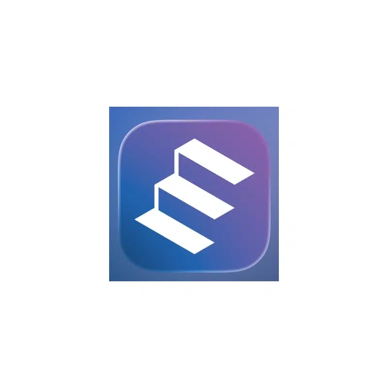 empower-rideshare-logo-sr-homepage-v2 Empower rideshare app logo in blue and purple with a white geometric “E” symbol.
