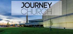 journey-church-kenosha Journey Church logo over a photo of the church’s main auditorium at its Kenosha, WI campus.
