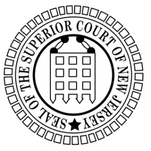 new-jersey-superior-court-seal Seal of the New Jersey Superior Court, where at least 45 women have filed sexual abuse allegations against former OB-GYN Bruce Pierce.